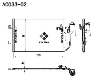 A/C condenser(AC033-02)