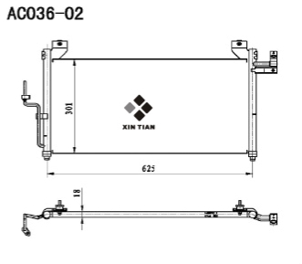 A/C condenser(AC036-02)