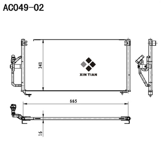A/C condenser(AC049-02)