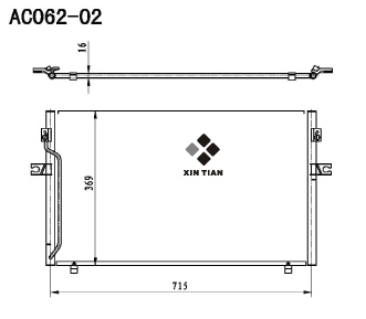 A/C condenser(AC062-02)