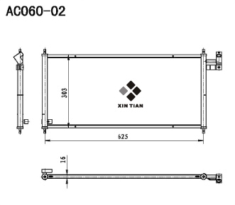 A/C condenser(AC060-02)