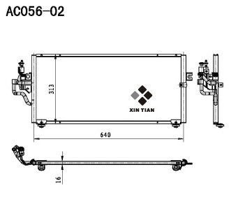 A/C condenser(AC056-02)