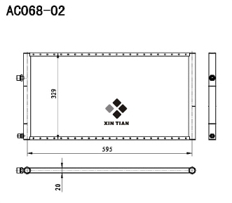 A/C condenser(AC068-02)
