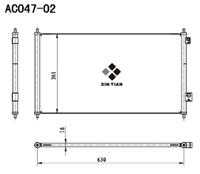 A/C condenser(AC047-02)