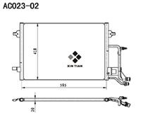 A/C condenser(AC023-02)