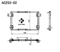 A/C condenser(AC253-02)