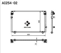 A/C condenser(AC254-02)