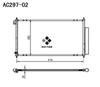 A/C condenser(AC297-02)