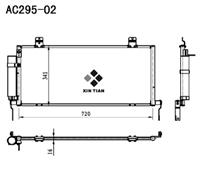 A/C condenser(AC295-02)