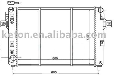 Auto Radiator (52079428/52079428AB/52079428AD)