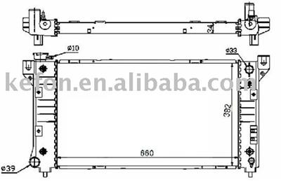 Auto Radiator (4682587/4682587AB/4682588)
