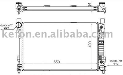 Auto Radiator (2035000303/2035000603/2035001103/20350042031)