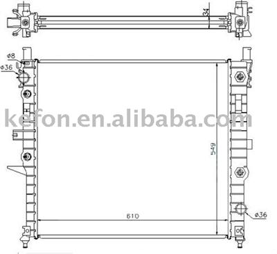 Auto Radiator (1635000003/1635000404/1635002204)