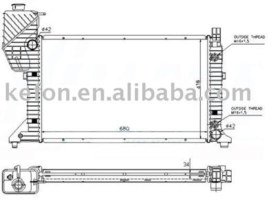 Auto Radiator (9015003400)