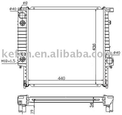 Auto Radiator (2241912/1719260/1468078）