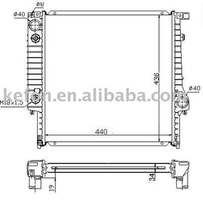 Auto Radiator (1719258/17111719258)