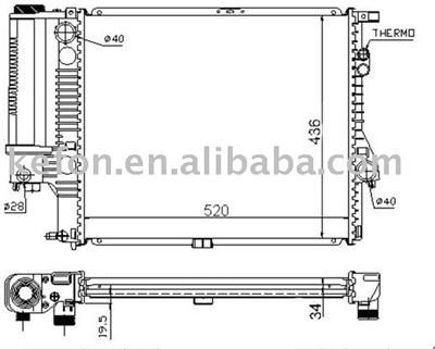 Auto Radiator (1740696/1427153/1740695/1740698/1740699 ）