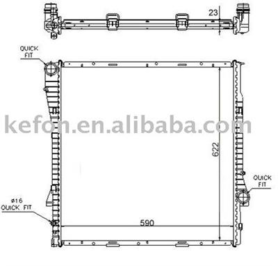 Auto Radiator (1439103/7554668/17111439103/17117554668)