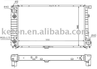 Auto Radiator (1712365/17111712365)