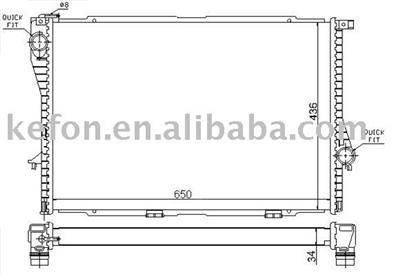 Auto Radiator (1436055/1436063/17111436055/17111436063)