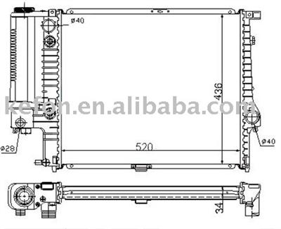 Auto Radiator (1719309/1468469)