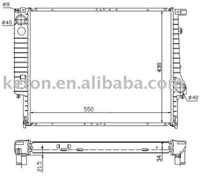 Auto Radiator (1719304/1712982/1719302/1711179304 ）