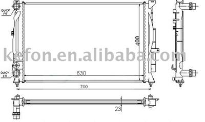 Auto Radiator (8D0121251AT/8D0121251BA)