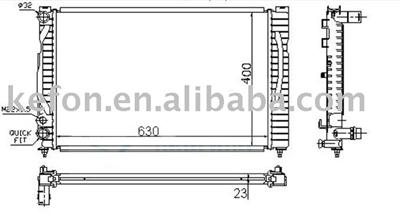 Auto Radiator (8D0121251K)