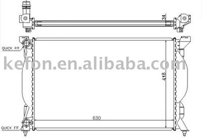 Auto Radiator (8E0121251A/8E0121251)