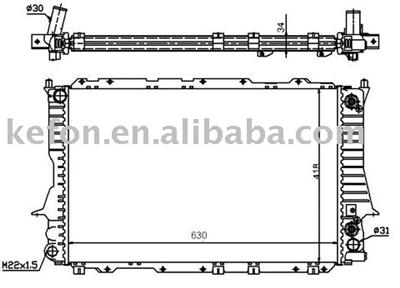 Auto Radiator (4A0121251M/R/K)