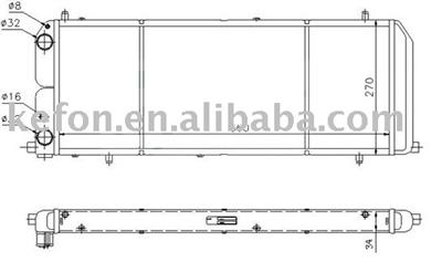 Auto Radiator (443121253C)