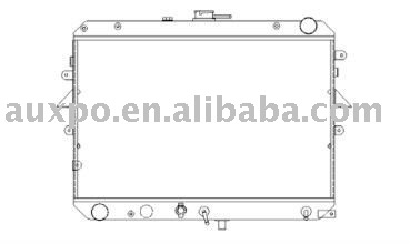 Aluminum Radiator for Ford Econovan