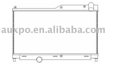 Car Radiator for Mazda RX7 92-95 MT