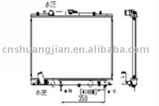 radiator FOR HONDA  ODYSSEY