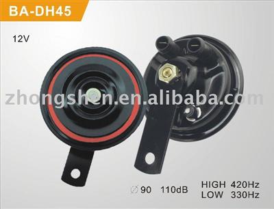 black AUTO HORN BA-DH45