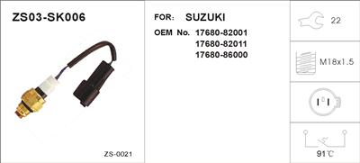 THERMO SWITCH FOR SUZUKI/NISSAN