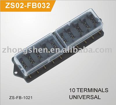 FUSE BOX 10 TERMINALS UNIVERSAL ZS02-FB032