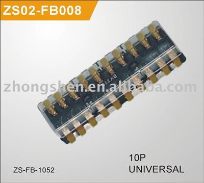 ZS02-FB008 FUSE BOX 10P UNIVERSAL