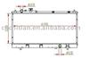 radiator for MAZDA OEM:ZL05-15-200