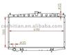 radiator for BLUEBIRD`93-98 OEM:21410-0E400