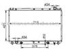 radiator for LEXUS`95-96 OEM:16400-20060