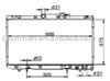 radiator for CARINAE`92 OEM:16400-64740