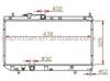 659.5*48 radiator for DAIHATSU