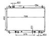 16400-28240/28220  auto radiator for TOYOTA