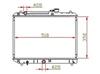 auto radiator for SUZUKI CARTON:590*100*510