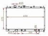 auto radiator for MITSUBISHI OEM:MR187964/204532/204591