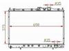 auto radiator for MITSUBISHI OEM:MB660562