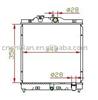 radiator for HONDA OEM:19010-P08-004