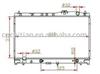 radiator parts for HONDA OEM:19010PV1903