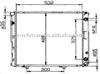 radiator for BENZ OEM:1245001003